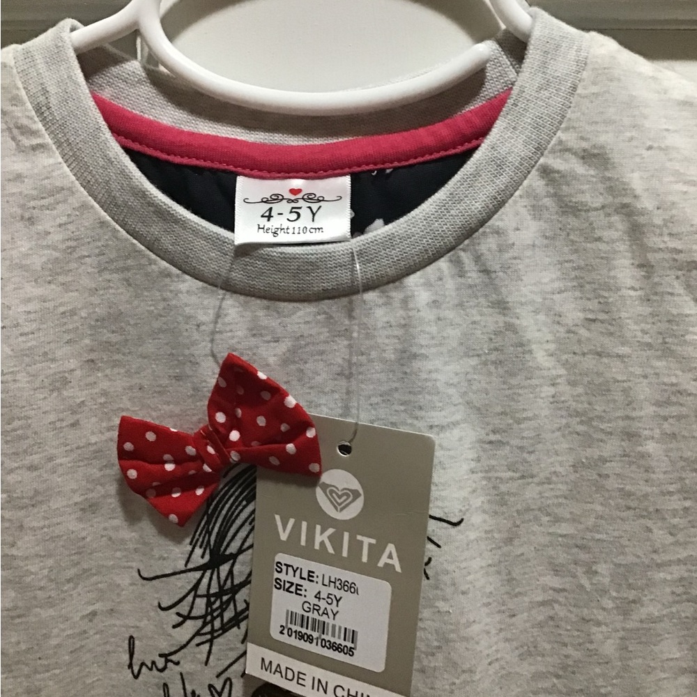 VIKITA Girls Long Sleeve Dress